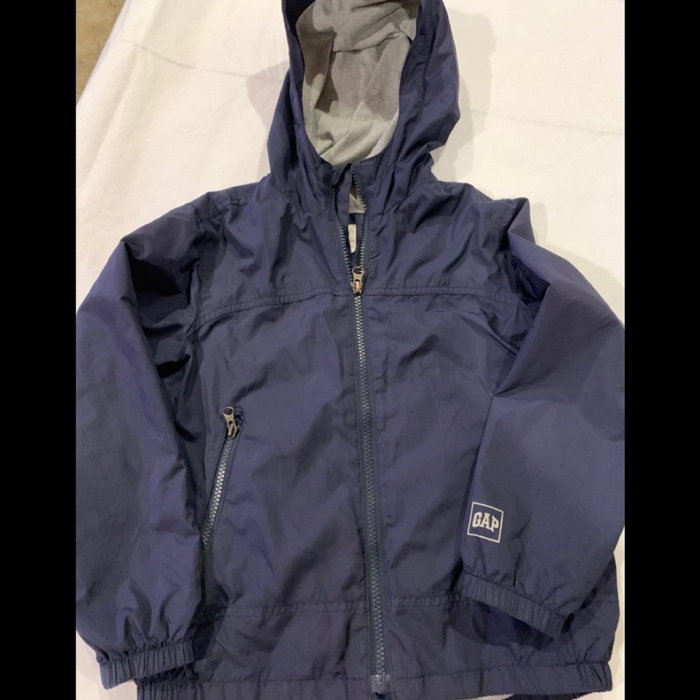 GAP toddler boys windbreaker jersey jacket small